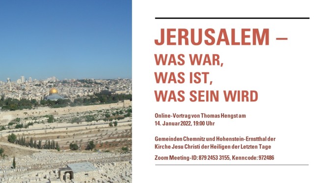 Jerusalem Vortrag
